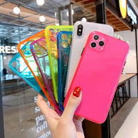 Two-color mirror phone case