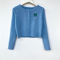 Girl Loose Lazy College Style Cardigan Coat