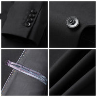 Youth Slim Fit Chinese Stand Collar Suit