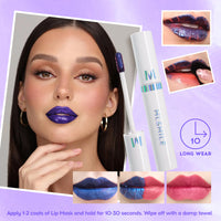 10-Color Tear-Off Lip Gloss Peel-Off Lip Glaze