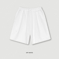 Washed Waxed Over-the-knee Shorts Men's Fifth Pants
