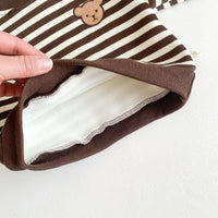 Baby Velvet Sweatshirt Baby Pullover Round Neck Warm Bottoming Shirt
