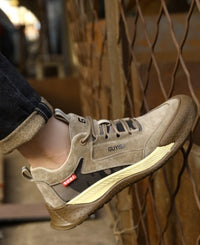 Mens Safety Shoes With Steel Toes  Designed To Protect Against Crushing And Puncture Hazards