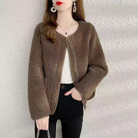 Simple And Elegant Loose And Stylish Long-sleeved Top