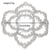 Floral Temperament Retro Bride Headband Rhinestone
