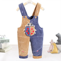 Thicken Plus Velvet Children's Overalls