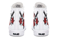 Fashion Printed Couple High Top Canvas Shoes