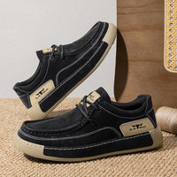 New Autumn Business British Leather Shoes Men's Casual Sports Slip-on