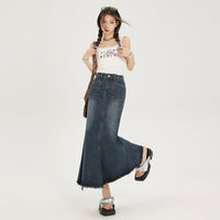Fashion Personality Retro Denim Skirt For Women