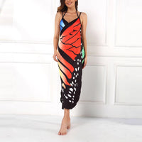 Printed Sexy Comfortable Beach Cover-Up Dress