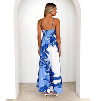 Back-strap Flared High Waisted Dress For Women