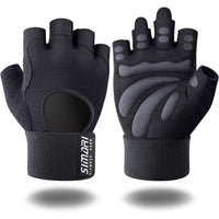 Men's Simplicity All-Match Sports Fitness Short Finger Gloves