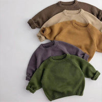 Men's And Women's Kids' Sweater Loose Long Sleeve