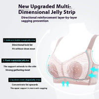 Thin Adjustable Underwear Breast Holding Shaping Correction Anti-sagging Without Steel Ring Large