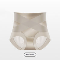 Womens Mid-to-High-Waist Seamless Light-Shaping Butt-Lifting Ultra-Thin Silk-Crotch Underwear