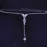 New Rhinestone Butterfly Panty Chain Fashion Sexy