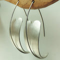 Retro Minimalist Silver Heart-Shaped Hook Party Statement Earrings