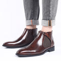 Pointed Small Leather Shoes Lightweight 48 Large Size Gentleman High Top