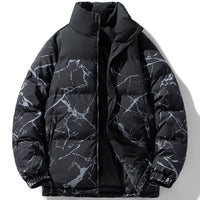 Cold-proof Stand Collar Winter Cotton Coat For Men