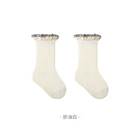 Children Mid Calf Lace Princess Socks