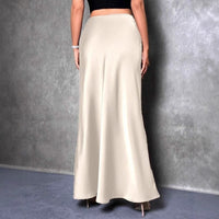 Satin Skirt For Spring And Summer