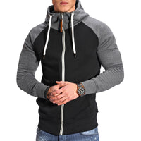 Men's Colorblock Casual Cardigan Sweater
