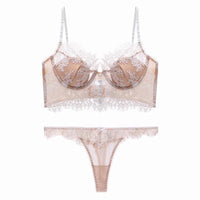 Women's Ultra-thin Lace Underwear Breast Holding Anti-SAG Bra