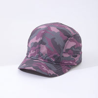 Camouflage Light Board Waterproof Side-opening Thin Model Breathable Simple And Fashionable Short-brim Baseball Cap Suitable For Going Out For Travel Or Hiking