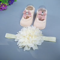 New Baby Girl Socks Headband Gift Box