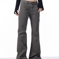 Retro Skinny Jeans Women's High Waist Stretch Flared Pants