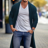 Men's Loose Long Woolen Coat