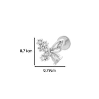 Stainless Steel Internal Thread Flat Bottom Rod Labret