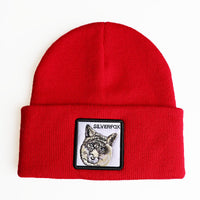 Winter Animal Embroidered Knitted Wool Hat