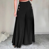 Casual, Versatile, Sophisticated, Work-appropriate Long Pants With A Flowing Drape