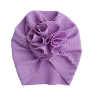 Pleated flower hat