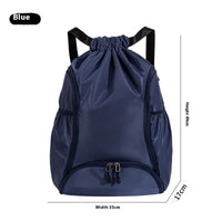Large Capacity Sports Backpack Multifunctional Training Fitness Drawstring Bag