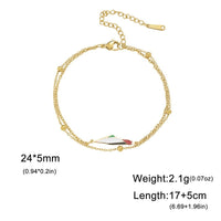 Metal Stainless Steel Double-layered Bracelet