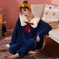 Pajamas Women Autumn And Winter Coral Fleece