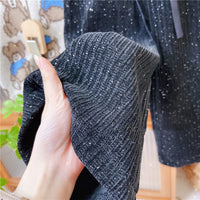 Girl's High Quality Foreign Style All-match Thickened Soft Waxy Velvet