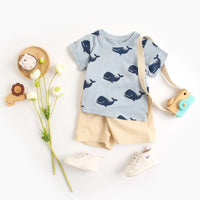 Boy Summer Suit Cartoon Baby Clothes Animal