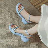 Women's Fashionable Platform Toe Strappy Sandals