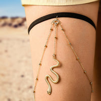 Simple Multi-layer Pearl Chain Leg Chain For Women