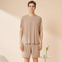 Men's Thin Section Traceless Ice Silk Home Wear