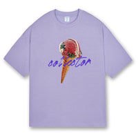 Men's Cartoon Ice Cream Short-sleeved T-shirt