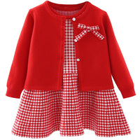 Jacket Vest Autumn Winter Girls Vest Skirt
