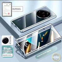 Magnetic King Phone Case Double-sided Glass Metal Drop Protection