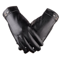 Men's Winter Outdoors Cycling Thickened Fleece-lined Warm Touch Screen Gloves