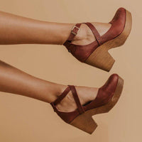 Fashionable Chunky Heel Platform Sandals