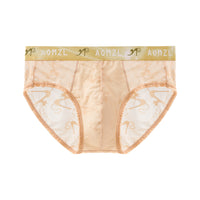 Men's Ice Silk Jacquard Briefs