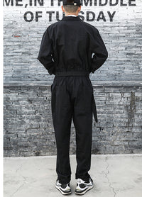 Men's Loose Retro Overalls Jumpsuit
